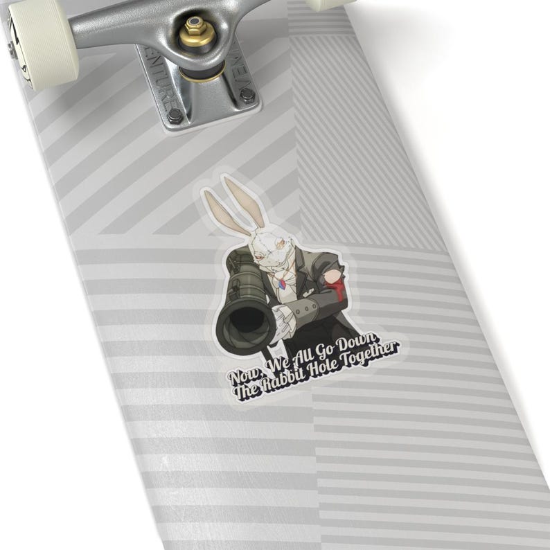 Devil May Cry White Rabbit Kiss-cut Sticker, Adhesive Decal, Laptop ...