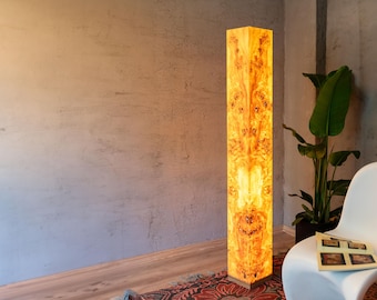 Mazel Wooden Floor Lamp Warm and Natural Handmade Lighting