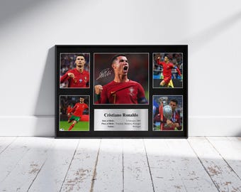 Cristiano Ronaldo Signed Photo Collage – Digital Download