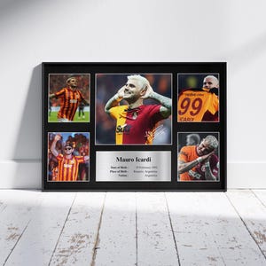 Mauro Icardi Galatasaray Signed Photo Collage – Digital Download