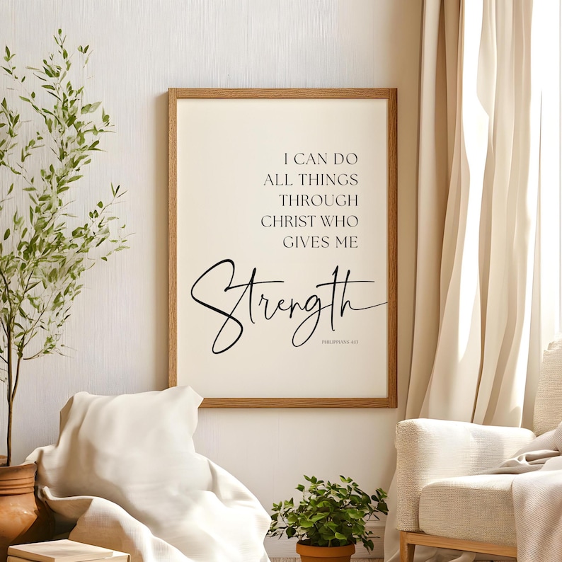 Christian Wall Art Set of 3 Prints, Bible Verse Printable Bundle ...