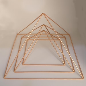 Copper Pyramid, Copper Pyramid Energizer, Giza Pyramid Copper Charging, Crystal Cleansing, Manifestation, Pyramide, Healing Spiritual Energy
