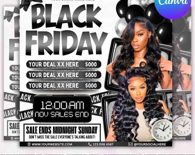 Black Friday Flyer, black Friday Sale Flyer, Black Friday Special Flyer, cyber Monday flyer, Pink Friday Flyer, Flash Sale Flyer, Canva
