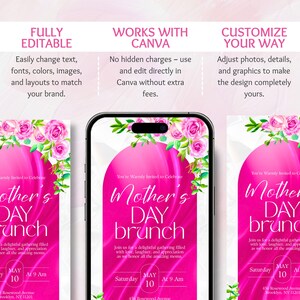 Editable Mothers Day Brunch Invitation Template, Mother's Day Invite, Digital Text Pink Floral Mothers Day Invitation, Mother's Day Evite Editable Mothers Day Brunch Invitation Template, Mother's Day Invite, Digital Text Pink Floral Mothers Day Invitation, Mother's Day Evite Editable Mothers Day Brunch Invitation Template, Mother's Day Invite, Digital Text Pink Floral Mothers Day Invitation, Mother's Day Evite