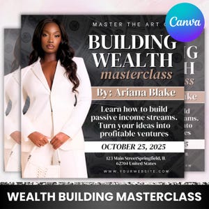 Business Coach Flyer, Coaching Business Flyer, Consultation Flyer, Entrepreneur Flyer,Workshop Flyer, Business Workshop Flyer,Canva Editable