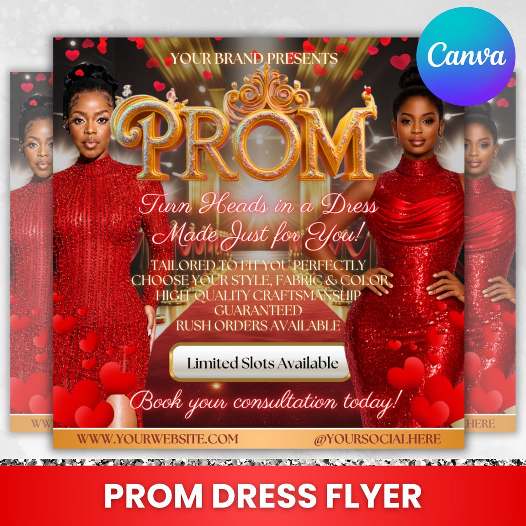 prom dress flyer Prom Dress Drive Flyer | School Dance Dress Donation Poster | Printable Editable Template | Instant Download PRO1