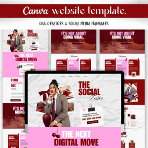 Canva Website for UGC Creator Portfolio, Services Page, Influencer, Content Creator, Social Media Manager Canva Website for UGC Creator Portfolio, Services Page, Influencer, Content Creator, Social Media Manager Canva Website for UGC Creator Portfolio, Services Page, Influencer, Content Creator, Social Media Manager