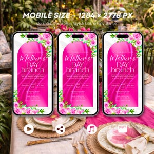 Editable Mothers Day Brunch Invitation Template, Mother's Day Invite, Digital Text Pink Floral Mothers Day Invitation, Mother's Day Evite Editable Mothers Day Brunch Invitation Template, Mother's Day Invite, Digital Text Pink Floral Mothers Day Invitation, Mother's Day Evite Editable Mothers Day Brunch Invitation Template, Mother's Day Invite, Digital Text Pink Floral Mothers Day Invitation, Mother's Day Evite