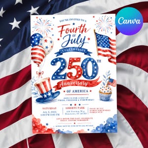 America 250 Invitation Template, Canva Editable Patriotic Invite, 250 Years Celebration, Independence Day Party Invitation, Instant Download America 250 Invitation Template, Canva Editable Patriotic Invite, 250 Years Celebration, Independence Day Party Invitation, Instant Download America 250 Invitation Template, Canva Editable Patriotic Invite, 250 Years Celebration, Independence Day Party Invitation, Instant Download