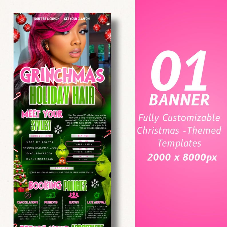 Christmas Hair Stylist Acuity Scheduling Template, Editable Acuity Template, Acuity Scheduling, Website Template, Diy Acuity Booking Website Christmas Editable Acuity Template, Hair Stylist Acuity Scheduling Template, Hair Stylist Branding, Hair Stylist Website, Canva Templates Christmas Editable Acuity Template, Hair Stylist Acuity Scheduling Template, Hair Stylist Branding, Hair Stylist Website, Canva Templates