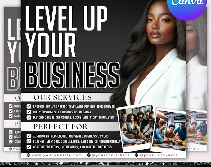 Business Coach Flyer, Coaching Business Flyer, Consultation Flyer, Entrepreneur Flyer,Workshop Flyer, Business Workshop Flyer,Canva Editable