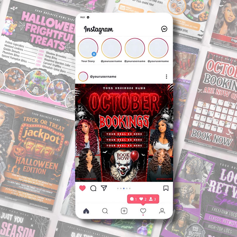 October Booking Flyer, October Books Open, Halloween Hair Flyer, Spooky SZN Flyer, October Hair Flyer, Nails MUA Lash Locs Wig, DIY Canva October Booking Flyer, October Books Open, Halloween Hair Flyer, Spooky SZN Flyer, October Hair Flyer, Nails MUA Lash Locs Wig, DIY Canva October Booking Flyer, October Books Open, Halloween Hair Flyer, Spooky SZN Flyer, October Hair Flyer, Nails MUA Lash Locs Wig, DIY Canva