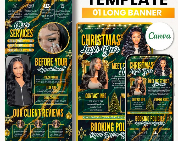 Christmas Editable Acuity Template, Lash Acuity Scheduling Website Lash Tech Template Acuity Lashing Booking Site Acuity Lashes Canva Acuity