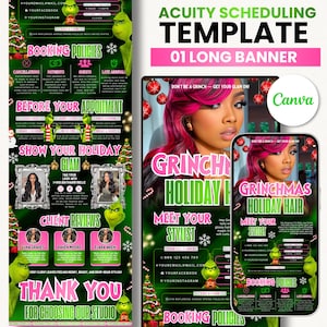 Christmas Hair Stylist Acuity Scheduling Template, Editable Acuity Template, Acuity Scheduling, Website Template, Diy Acuity Booking Website Christmas Editable Acuity Template, Hair Stylist Acuity Scheduling Template, Hair Stylist Branding, Hair Stylist Website, Canva Templates Christmas Editable Acuity Template, Hair Stylist Acuity Scheduling Template, Hair Stylist Branding, Hair Stylist Website, Canva Templates