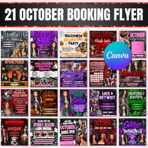 October Booking Flyer, October Books Open, Halloween Hair Flyer, Spooky SZN Flyer, October Hair Flyer, Nails MUA Lash Locs Wig, DIY Canva October Booking Flyer, October Books Open, Halloween Hair Flyer, Spooky SZN Flyer, October Hair Flyer, Nails MUA Lash Locs Wig, DIY Canva October Booking Flyer, October Books Open, Halloween Hair Flyer, Spooky SZN Flyer, October Hair Flyer, Nails MUA Lash Locs Wig, DIY Canva