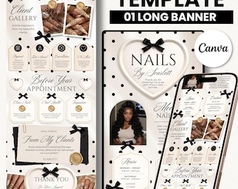 Creme Acuity Scheduling Template, Polka Dot Acuity Booking Page, Nail Tech & Hair Stylist Acuity Website, Canva Editable