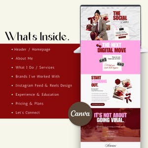 Canva Website for UGC Creator Portfolio, Services Page, Influencer, Content Creator, Social Media Manager Canva Website for UGC Creator Portfolio, Services Page, Influencer, Content Creator, Social Media Manager Canva Website for UGC Creator Portfolio, Services Page, Influencer, Content Creator, Social Media Manager