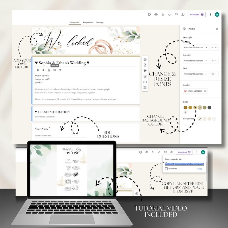 Wedding Invitation Template Canva, Wedding Invitation Website with RSVP Tracking, Detail & Program, We do Digital Invitation by Yourself  Digital Wedding Invitation Template - Clickable RSVP - Online Registry Form - Customizable Design Web - Trackable RSVP Online Registry Form Sage Green Digital Wedding Invitation Template - Trackable RSVP Online Registry Form - Customizable Design Web - Editable Minimalist Invite  Online Invite, Digital Wedding Invitation with RSVP, Wedding Invite with RSVP,