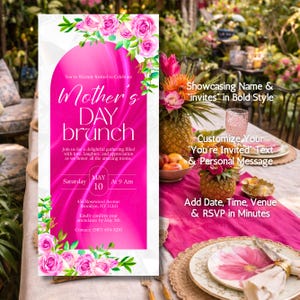 Editable Mothers Day Brunch Invitation Template, Mother's Day Invite, Digital Text Pink Floral Mothers Day Invitation, Mother's Day Evite Editable Mothers Day Brunch Invitation Template, Mother's Day Invite, Digital Text Pink Floral Mothers Day Invitation, Mother's Day Evite Editable Mothers Day Brunch Invitation Template, Mother's Day Invite, Digital Text Pink Floral Mothers Day Invitation, Mother's Day Evite