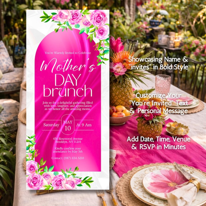 Editable Mothers Day Brunch Invitation Template, Mother's Day Invite, Digital Text Pink Floral Mothers Day Invitation, Mother's Day Evite Editable Mothers Day Brunch Invitation Template, Mother's Day Invite, Digital Text Pink Floral Mothers Day Invitation, Mother's Day Evite Editable Mothers Day Brunch Invitation Template, Mother's Day Invite, Digital Text Pink Floral Mothers Day Invitation, Mother's Day Evite
