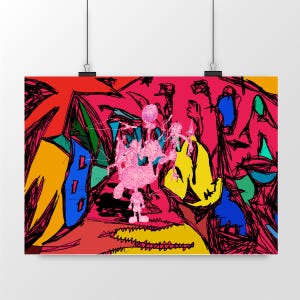 Poster MendoPen – Illustrazione artistica stampata su carta pregiata