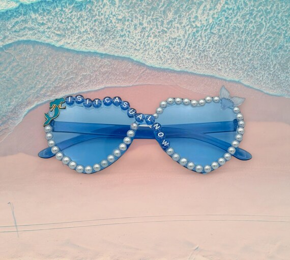 Blue Heart Sunglasses: Chappell Lyrics, Mermaid Charm  display picture 1