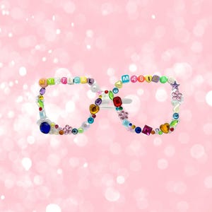 Benson Boone Inspired Bedazzled Sunglasses, American Heart Tour, Custom Tour Concert Glasses, Magical Mystical Colorful Shades