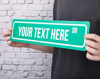Señal de carretera de aluminio personalizada, señal de calle personalizada