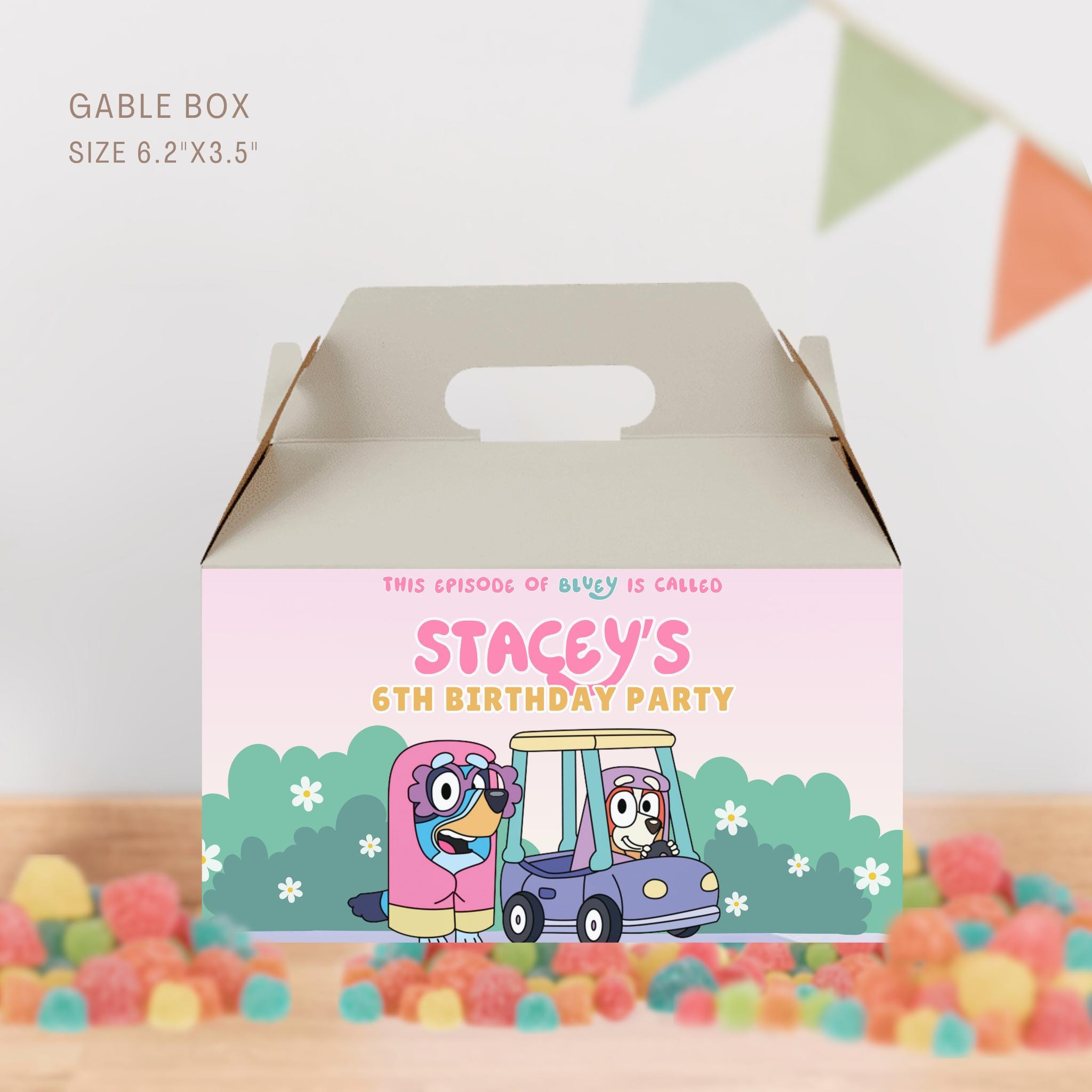 Editable Gable Box Template