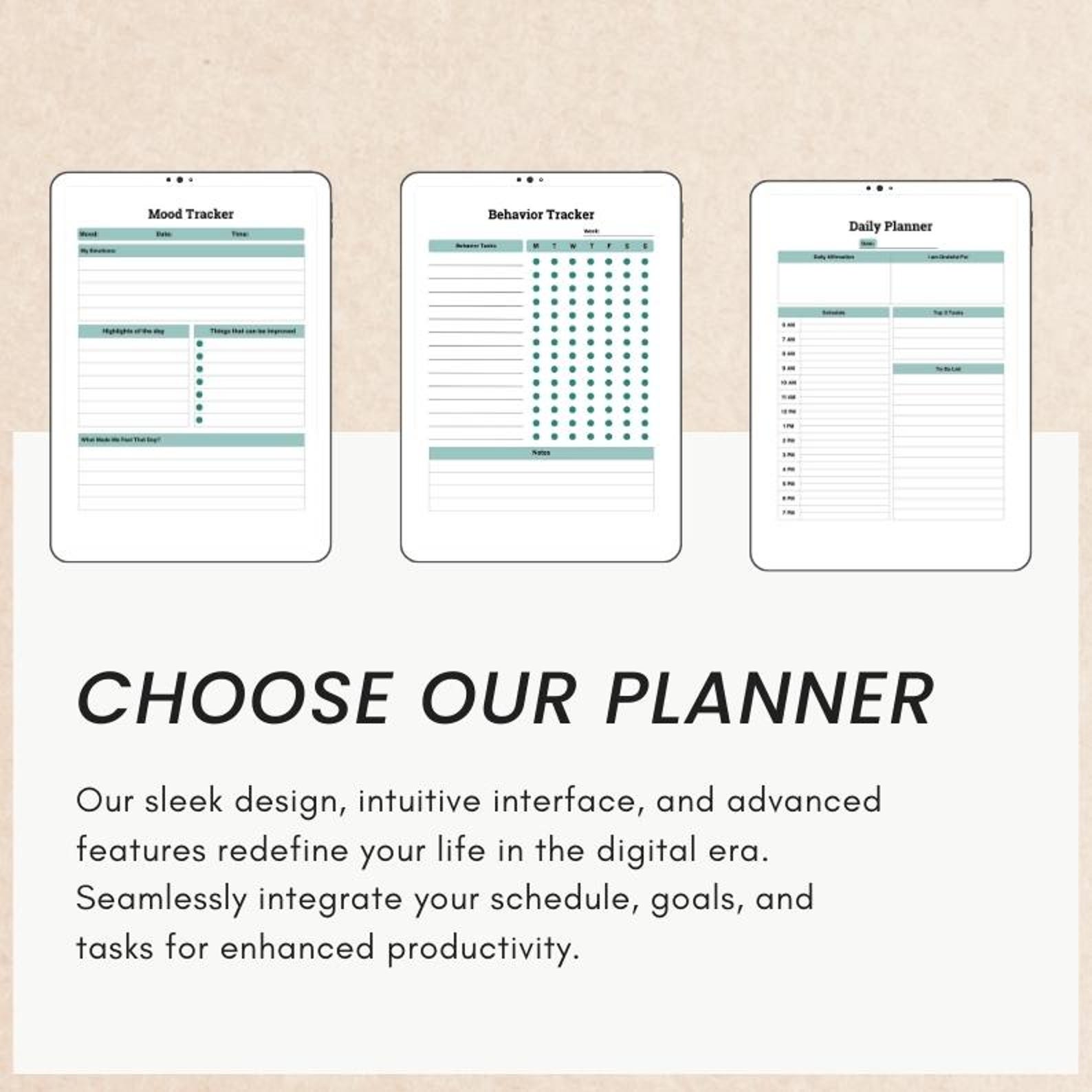 Depression Planner / Mental Health Therapy / Medication Tracker / Psychology / Digital Planner ...
