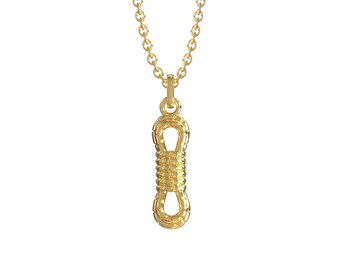 Rope Pendant for Necklace or Charm for Pandora Bracelet
