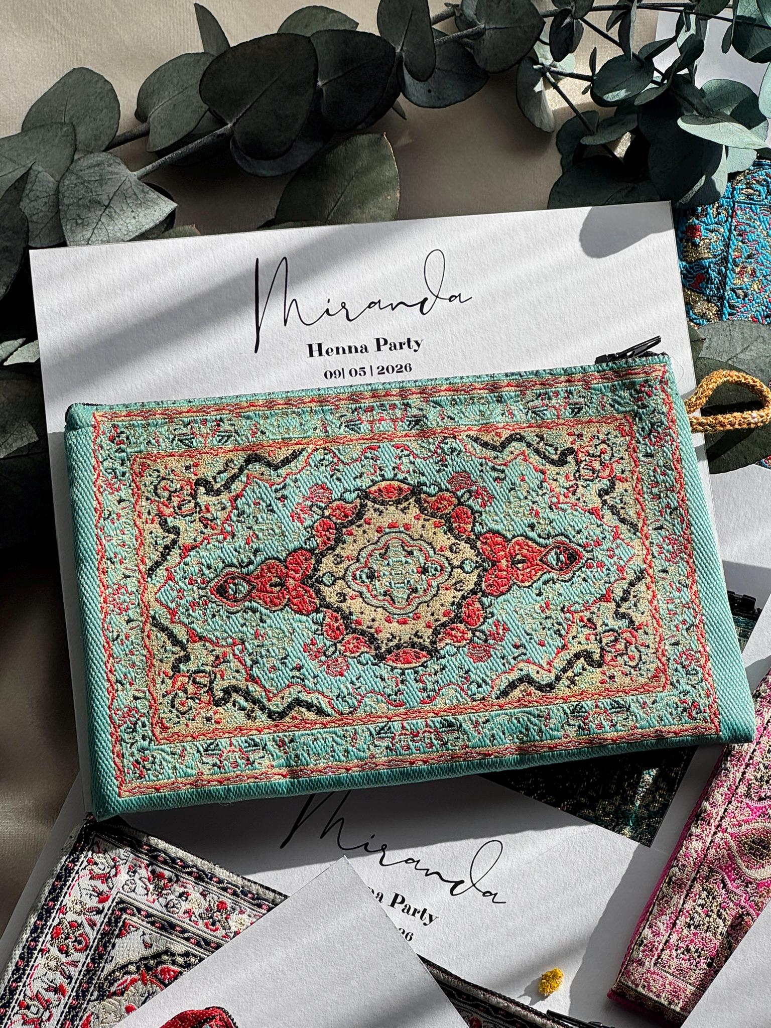 Floral Con Purse Turksh Klm Zp Pouch Bank Card Bag Affordable - Foto 13