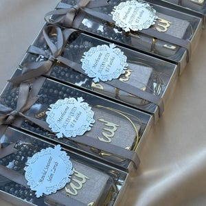Personalized Mini Quran Tasbih Gift Set, Islamic Gifts, Wedding Favors, Islamic Party Favors, Muslim Wedding Gift, Islamic Prayer Set Gift