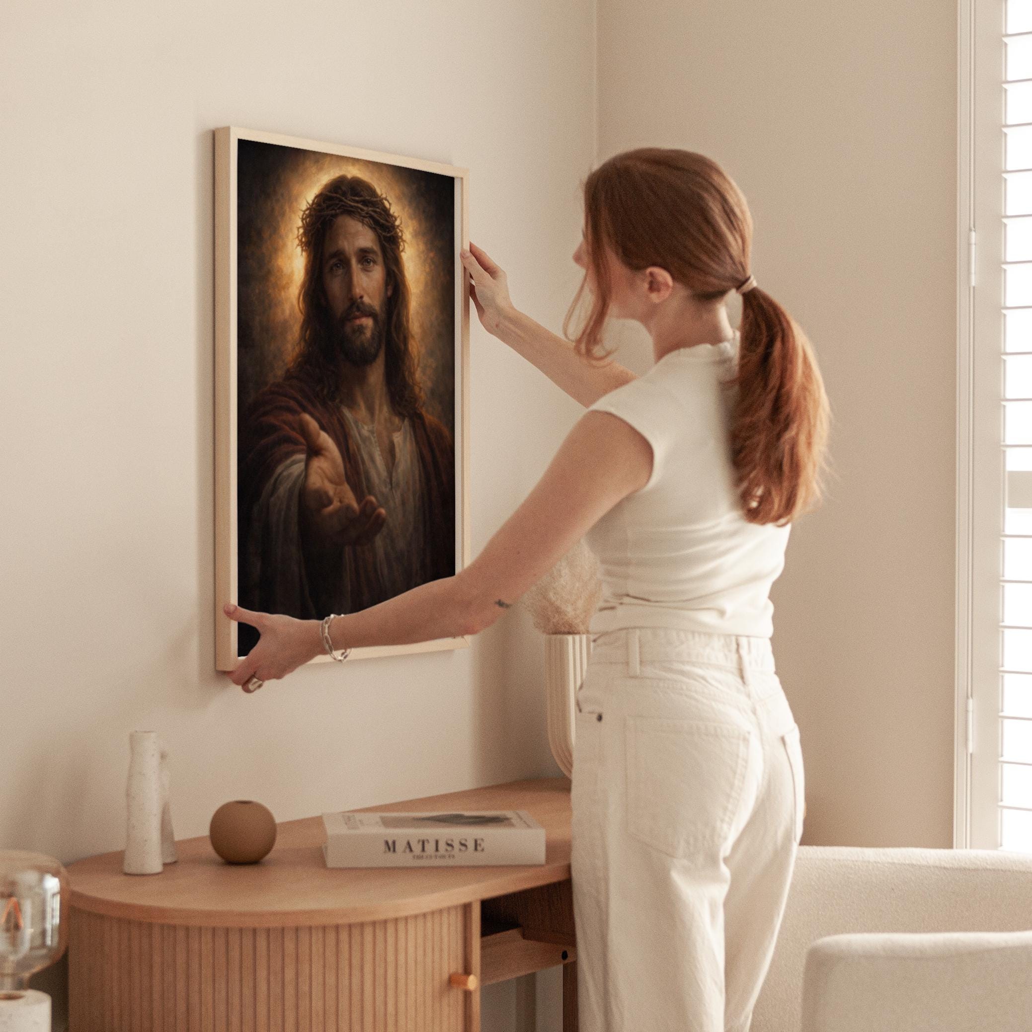 Jesus Christ Art Print - Religious Home Decor, Inspirational Gift - Etsy