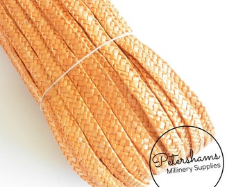 Millinery DOLL hat Paper Straw Braid 12 Yards yds sz 3//8/"-8MM DARK BLUE