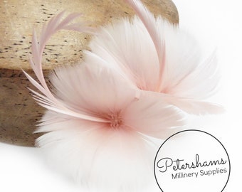 Flower Feather Prairie Crocus Millinery Hats Fascinators