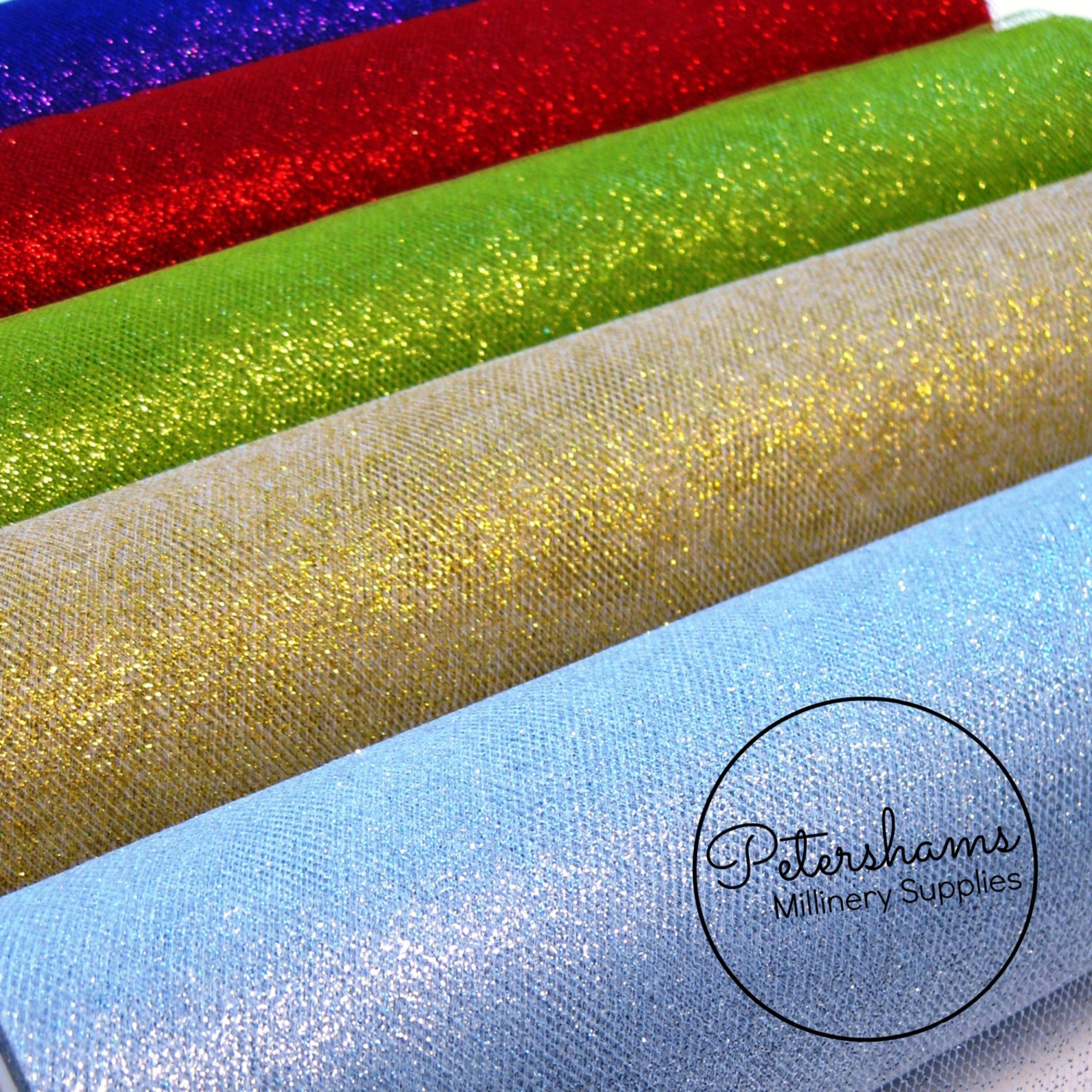 Glitter Tulle Netting Fabric for Fascinators Millinery & Etsy