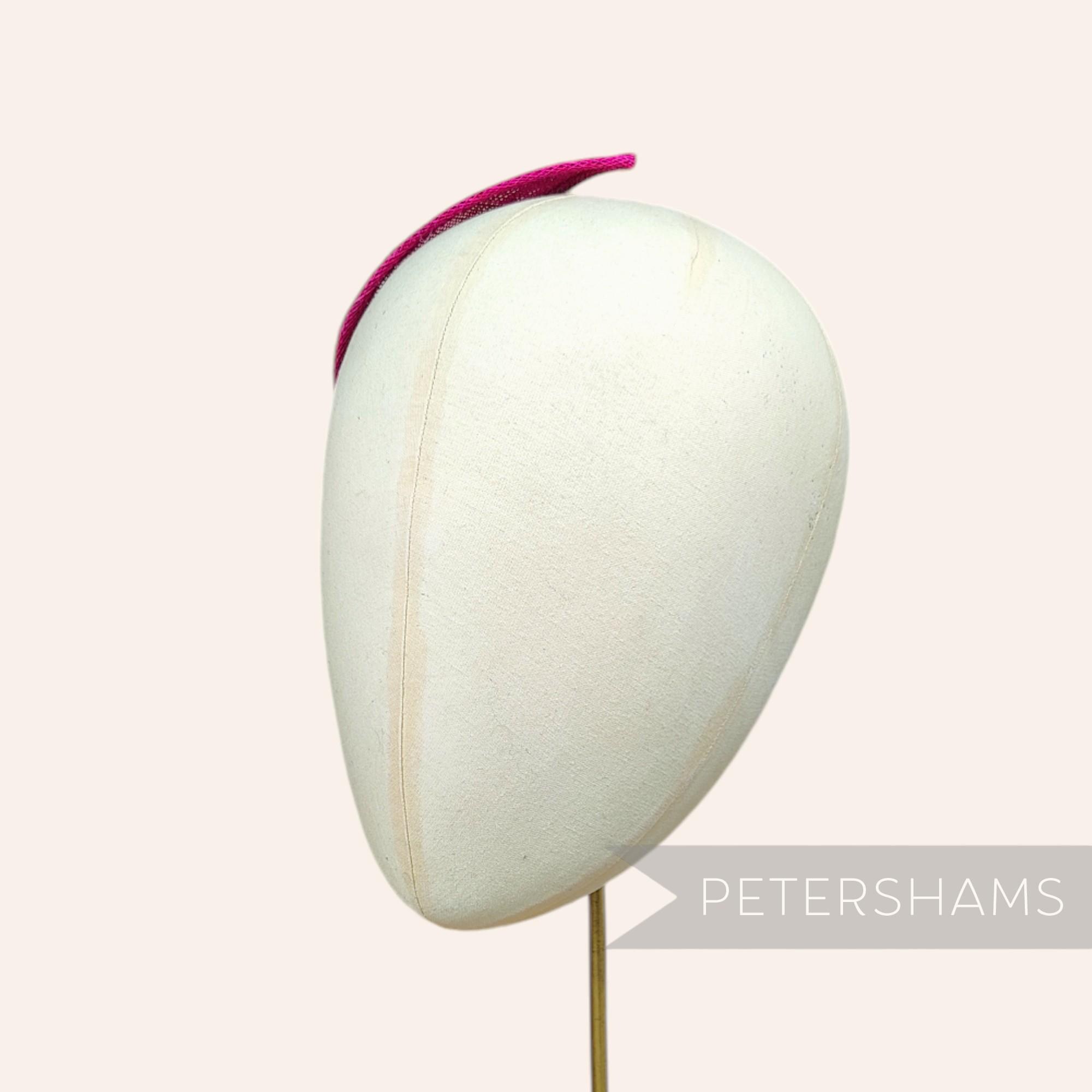 5184 White Teardrop Sinamay Hat Fascinator Base For Millinery Making 17.25 main image 2