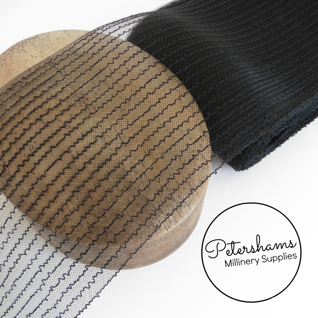 20m Horsehair Braid For Fascinators & Millinery – 17cm Wide Crinoline For Hat Making