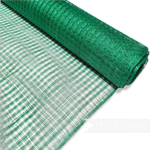 Basket Weave Sinamay Fabric - 1/2 metre - For Millinery and Hat Trimming - Emerald Green
