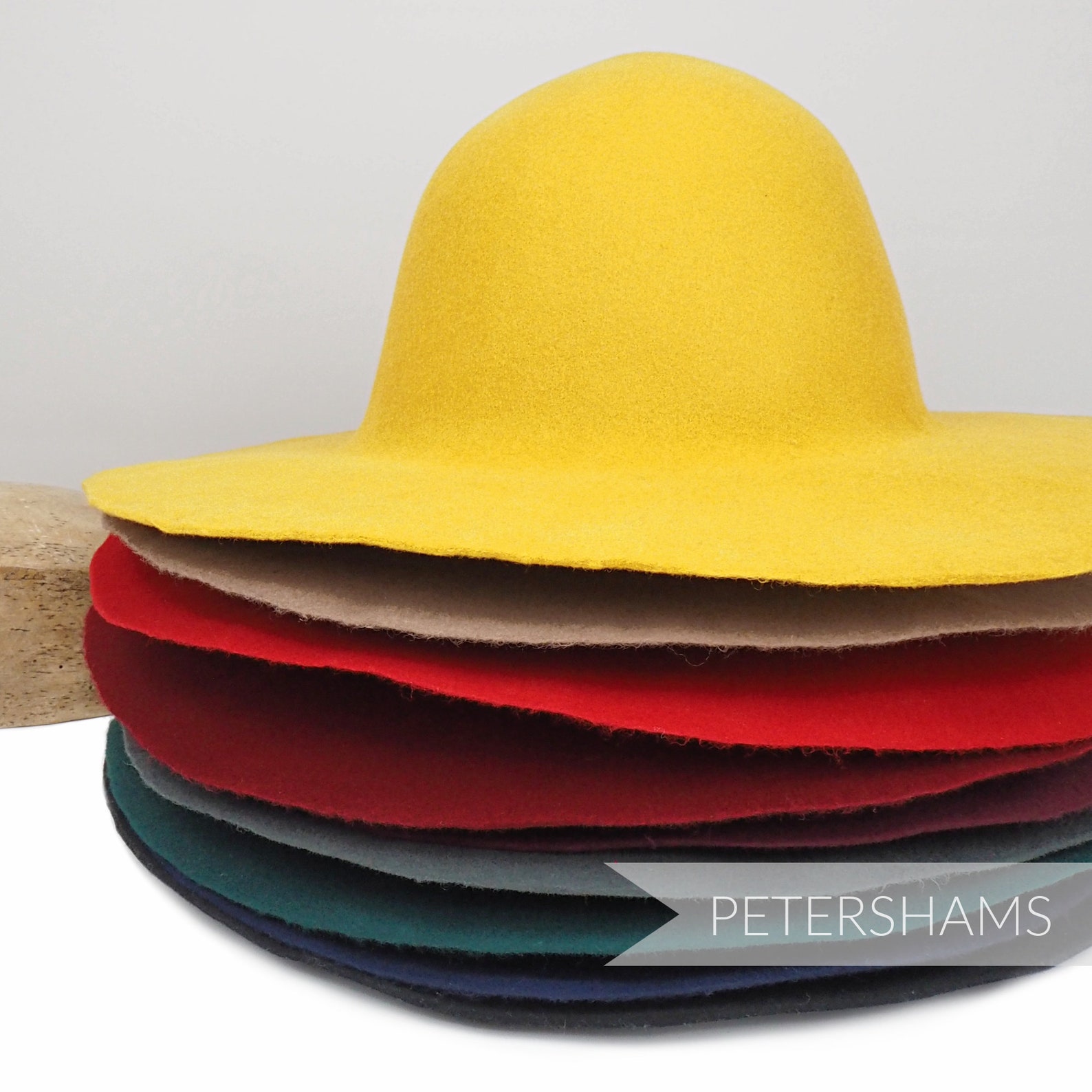 100 Wool Felt Capeline Hat Body for Millinery & Hat Making Etsy