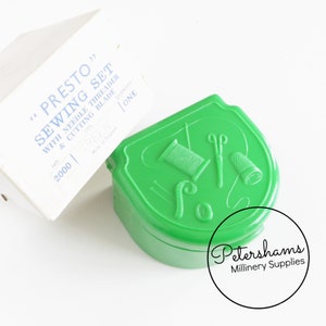 Vintage jaren &#39;50/60 &#39;Presto&#39; naaiset voor kleermakerij - groen