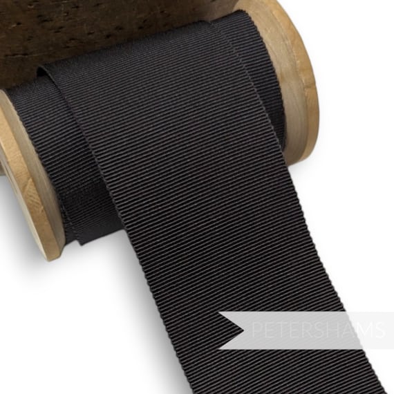 Petersham Belting in Black 25mm Petersham Belting in Black 25mm