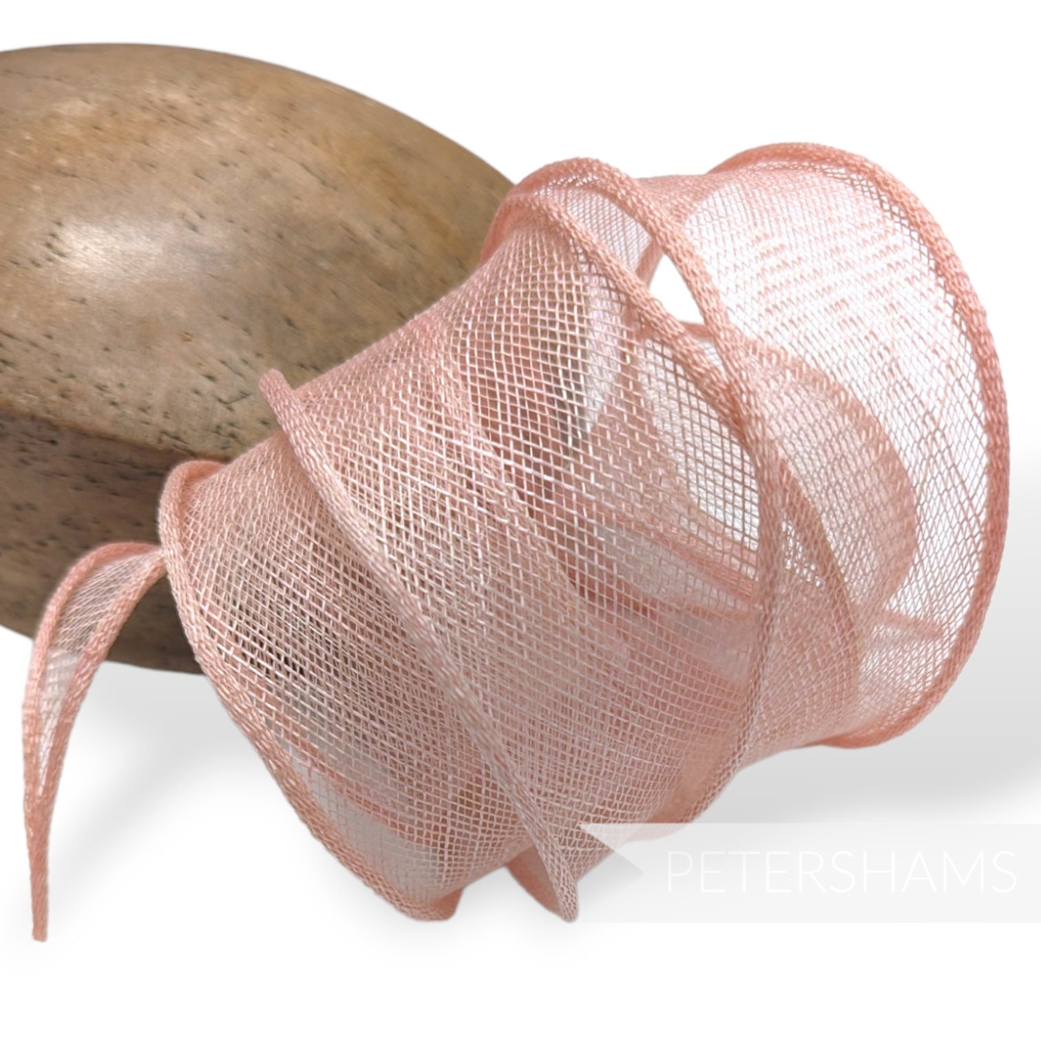 Hand Rolled Sinamay Ribbon Trim for Millinery, Hat Making