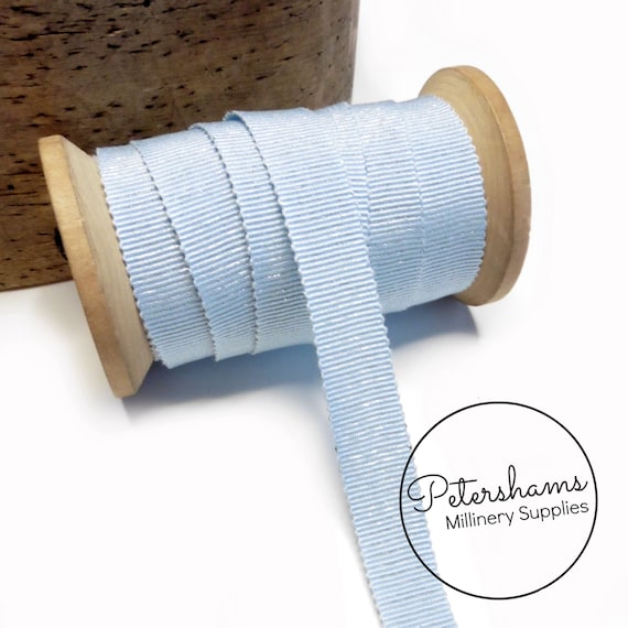 Vintage Powder Blue Petersham 15mm Vintage Powder Blue Petersham 15mm