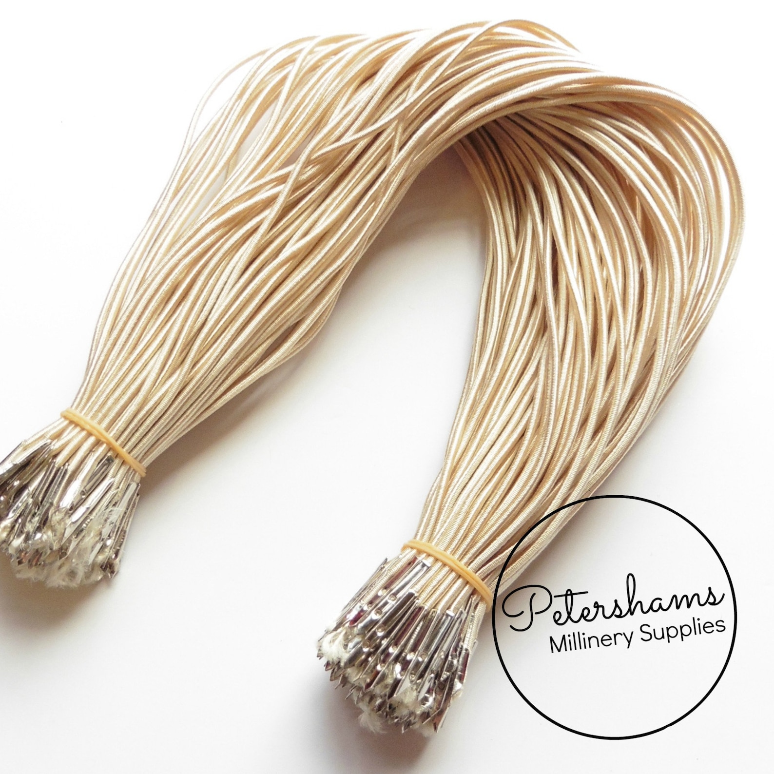 Blonde Elastic Hat Bands with Prongs for Fascinators for Etsy