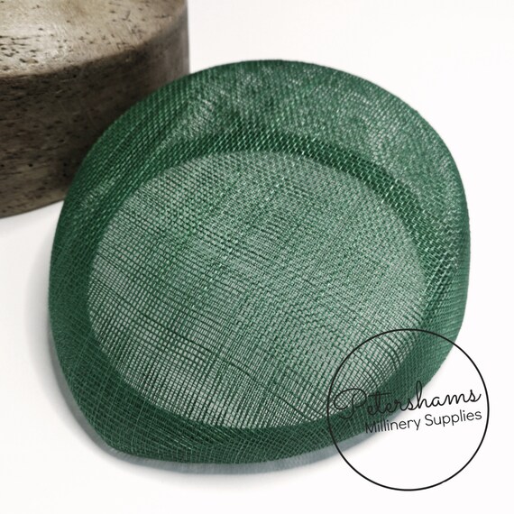 /'Betty/' Sloped Pillbox Sinamay Fascinator Hat Base for Millinery /& Hat Making