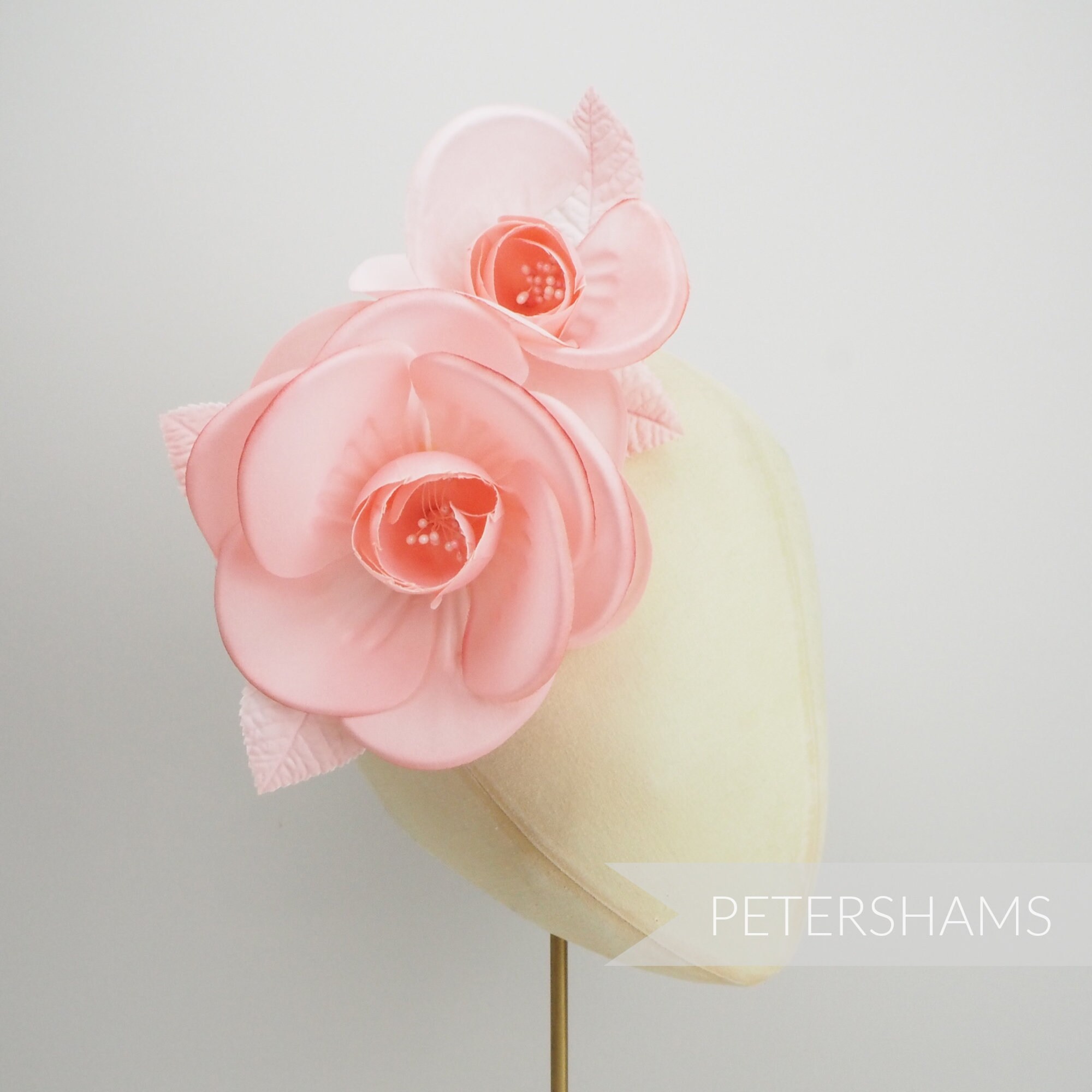 Large 'cecilia' Silk Camellia Millinery 
