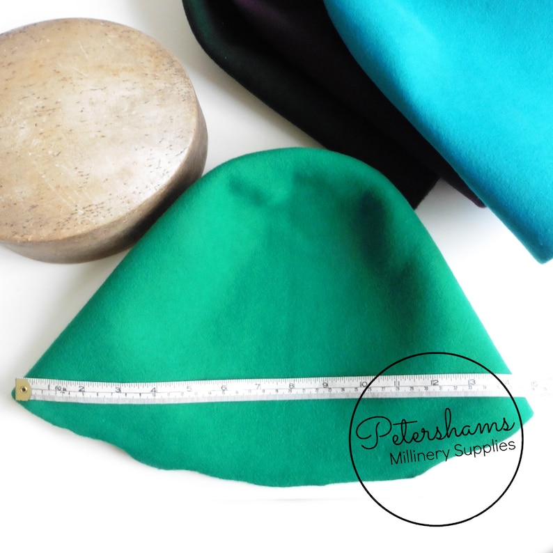 Red 100/% Wool Felt Cone Hood Hat Body for Millinery /& Hat Making