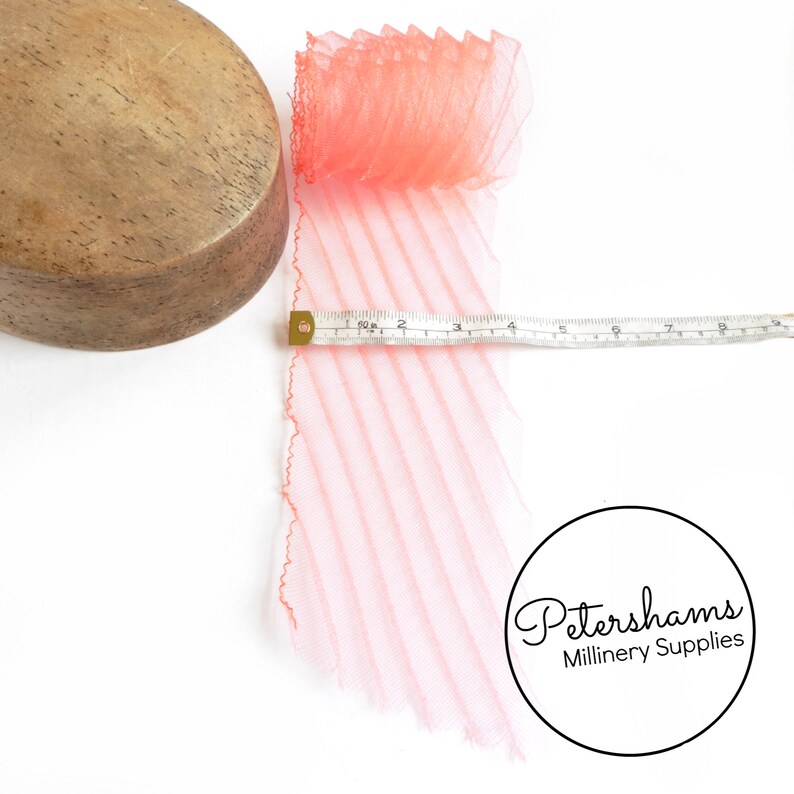 for Millinery Diagonal Pleated Crinoline Strip Hats and Crin, Horsehair Braid